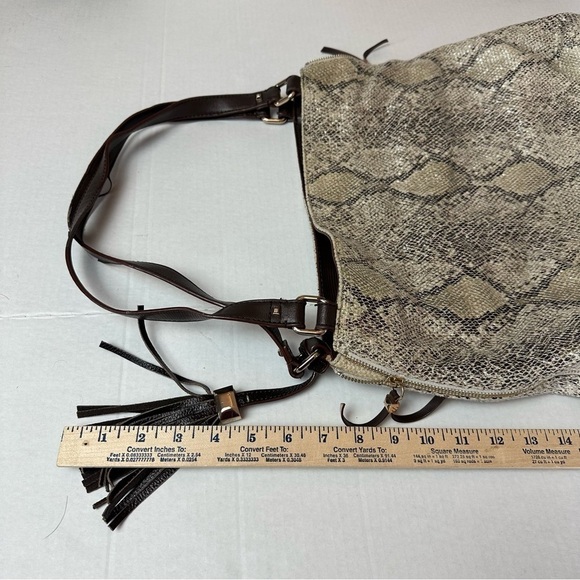 Stella & Dot Python shoulder Handbag - Picture 7 of 10